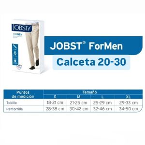 Calceta de Compresión Jobst Hombre  20-30 mmHg